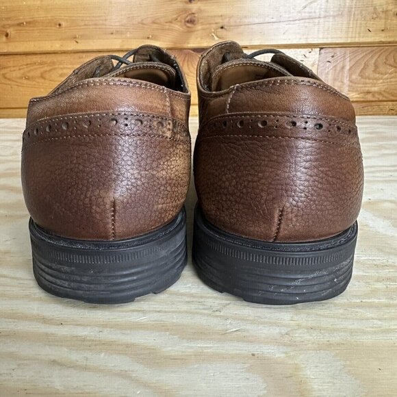 ALDO Mens Brown leather Oxford Dress Shoes Lace Up Size 10.5 EUC - Picture 4 of 5